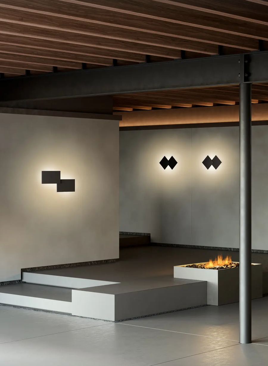 Lodes Puzzle Double Square indirect ambient LED lighting fixture