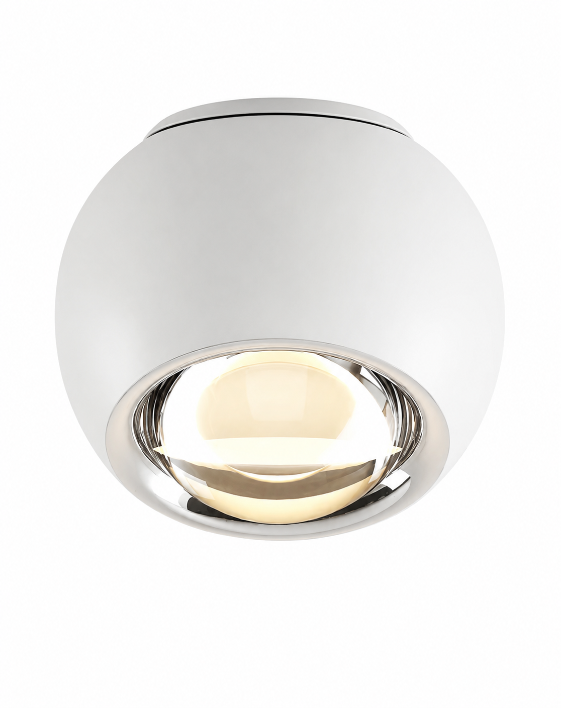 Surface-mounted Lodes Spider ceiling light in Matte White for accent lighting