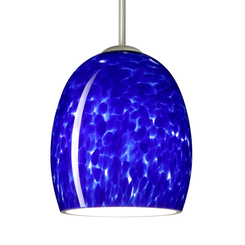 Modern Blue Cloud glass pendant light by Besa Lighting for kitchen island and dining room