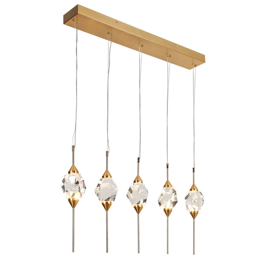 Modern Gold Crystal Pendant Ha05104P5 - LNC Home