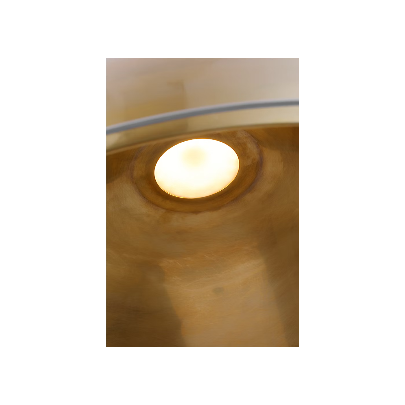 Brass modern flush mount lighting for dining room or office ceiling