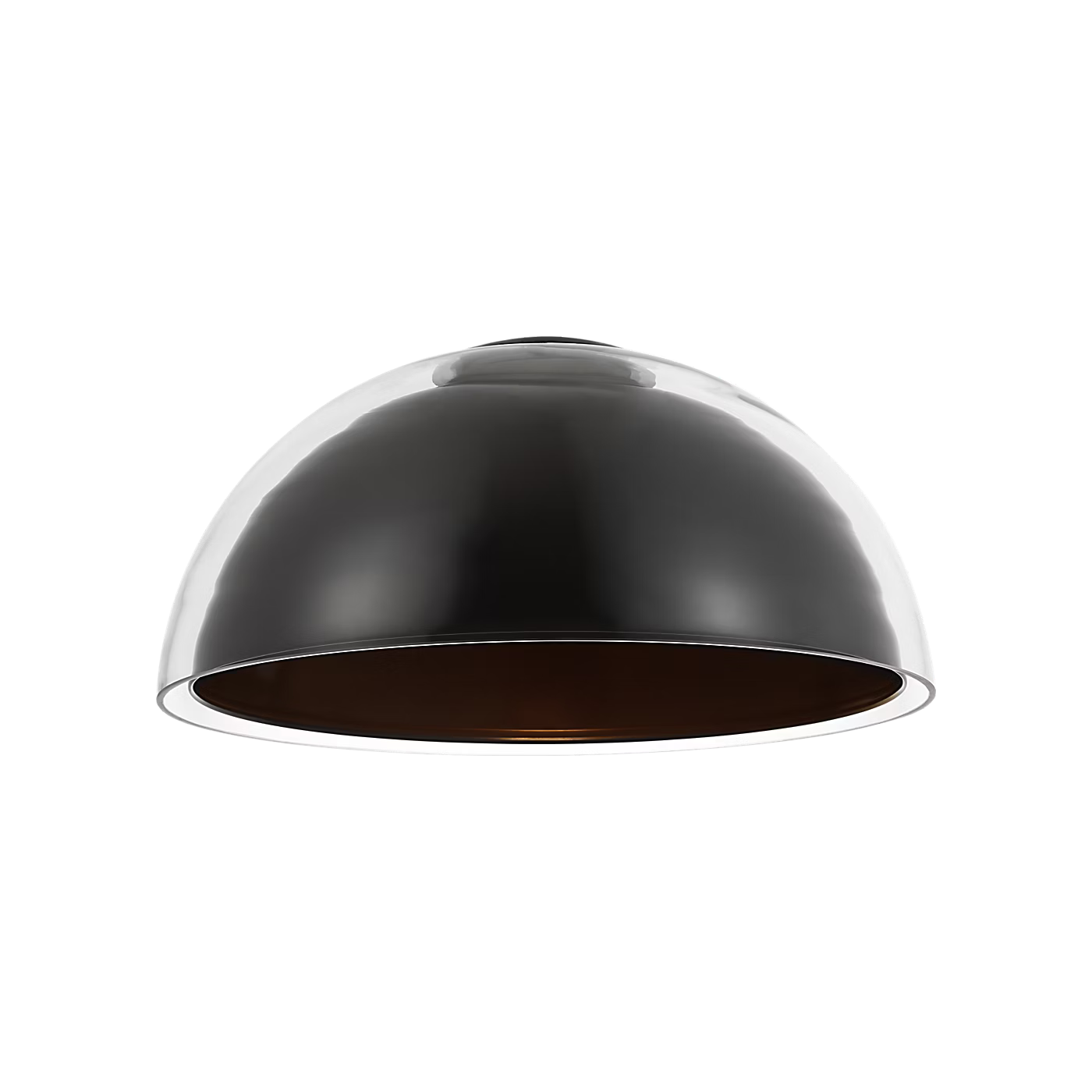 Bronze modern ceiling light with dimmable integrated LED technology