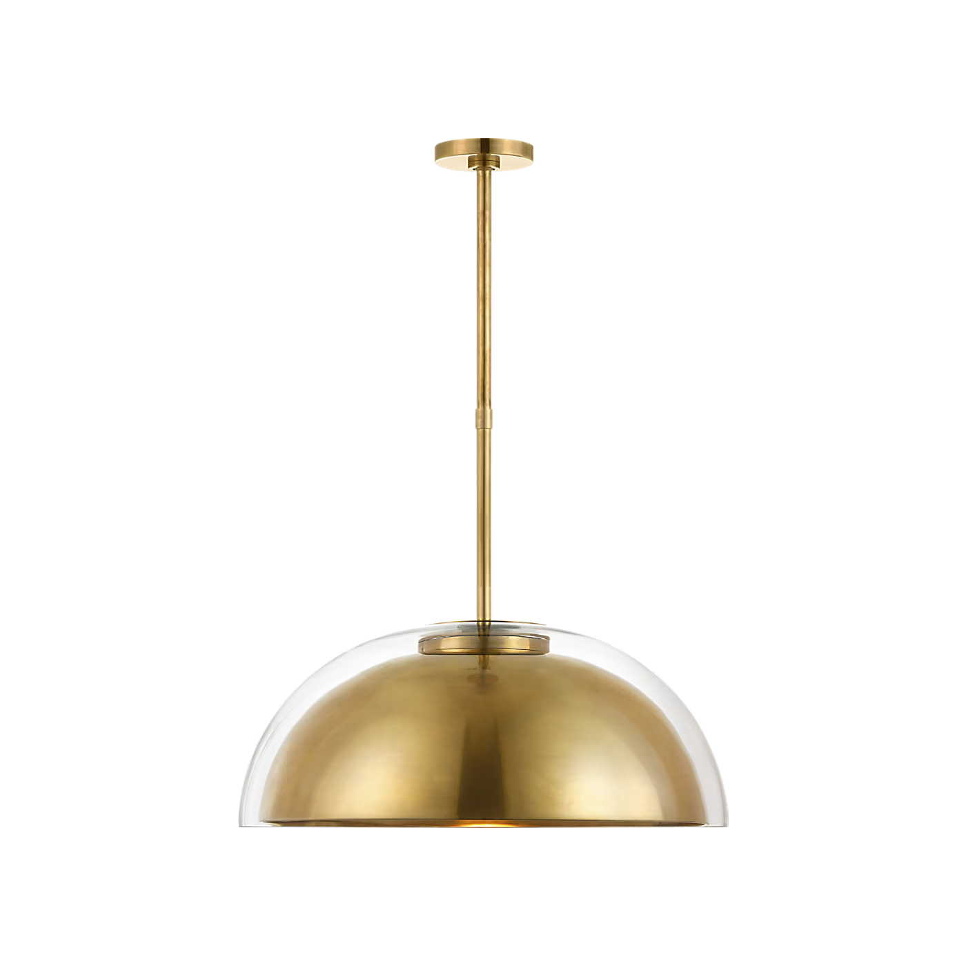 Lusi 24 antique brass hanging light fixture for kitchen island and bar