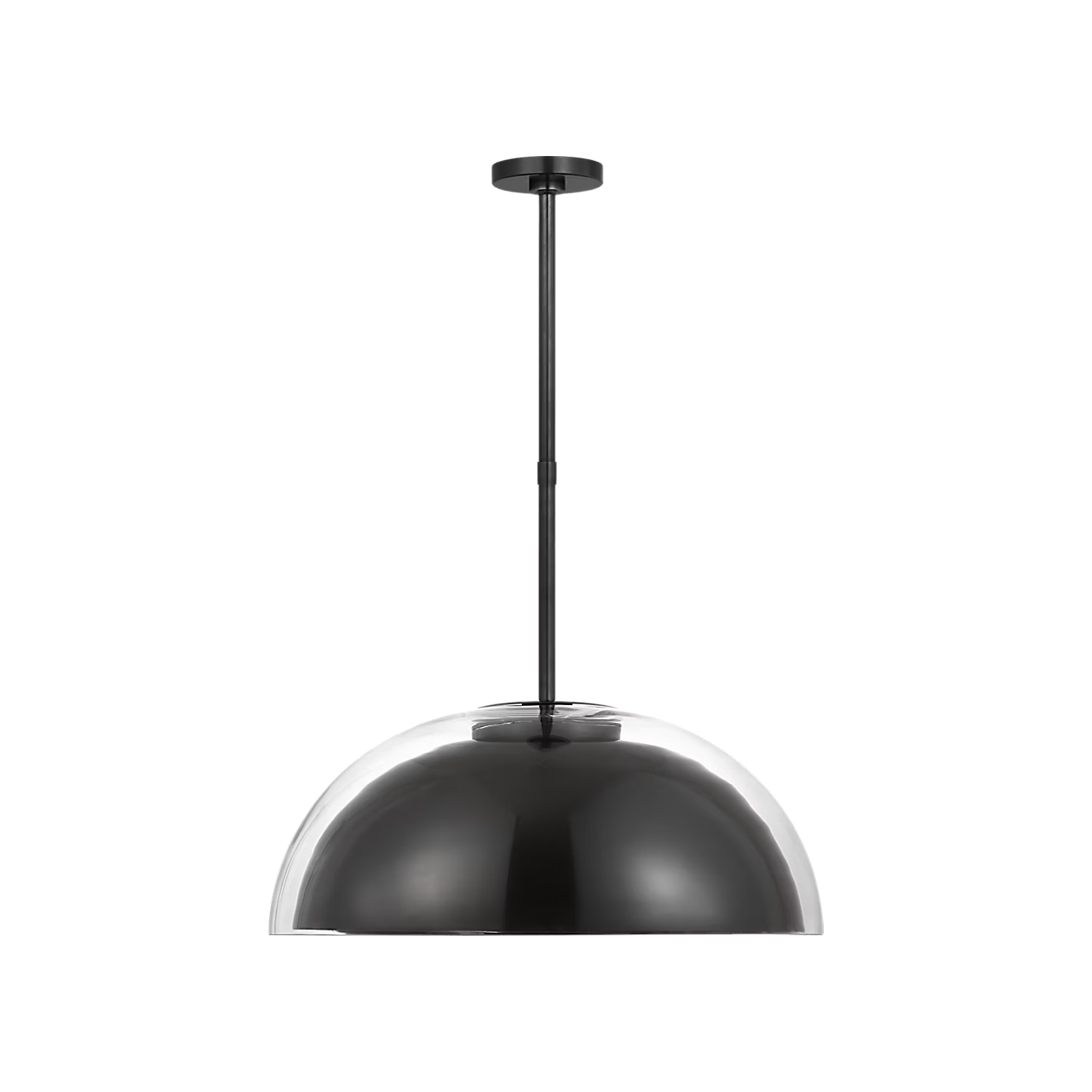 Bronze finish LED pendant light with dimmable feature for modern interiors