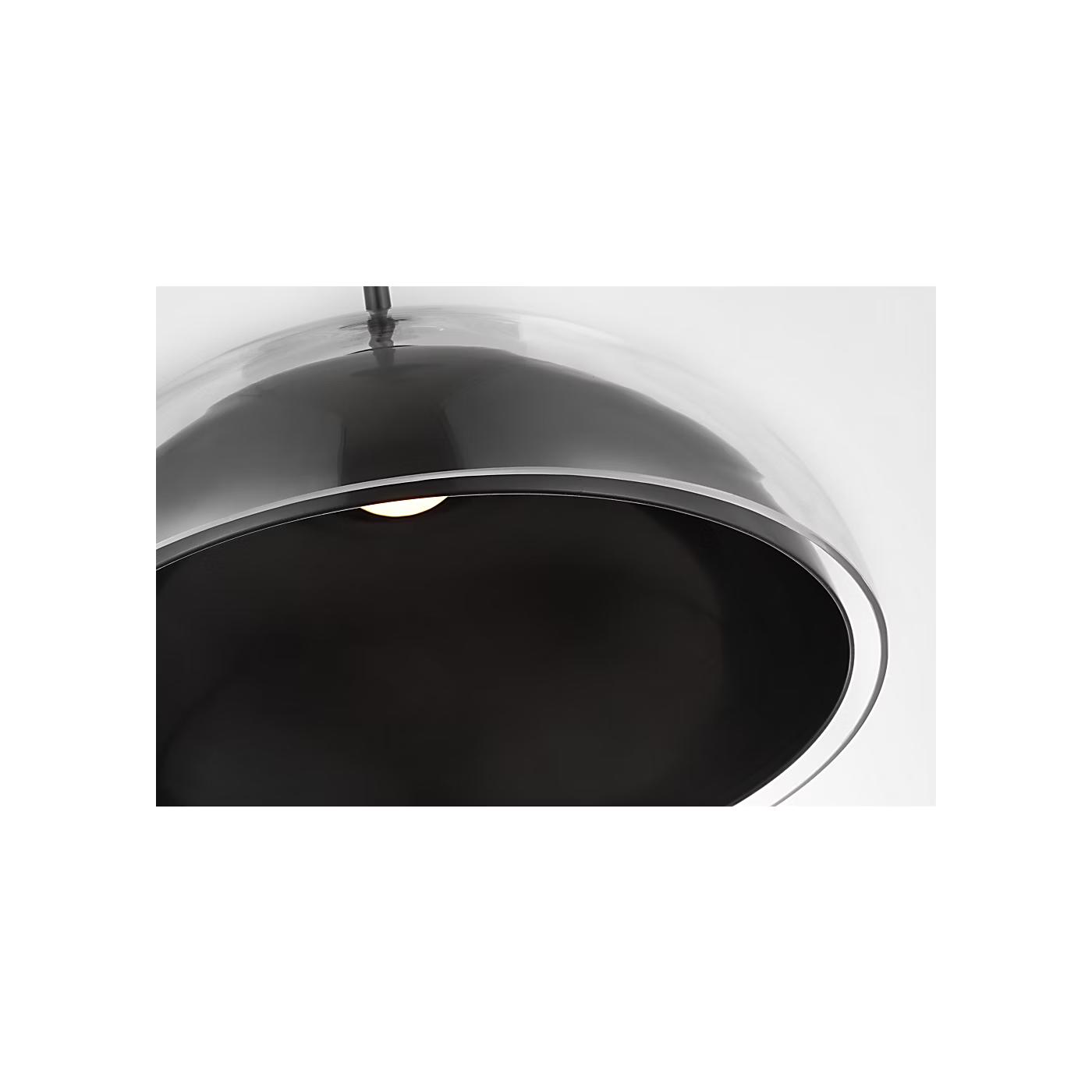 Bronze glass pendant light fixture for residential and hospitality lighting