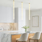 Visual Comfort Perle 36 Modern Led Pendant Light Hand Blown Glass Polished Nickel