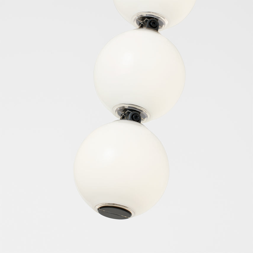 Visual Comfort Perle 36 Modern Led Pendant Light Hand Blown Glass Dark Bronze