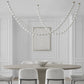 Visual Comfort Perle 240 Custom Draped Chandelier Polished Nickel