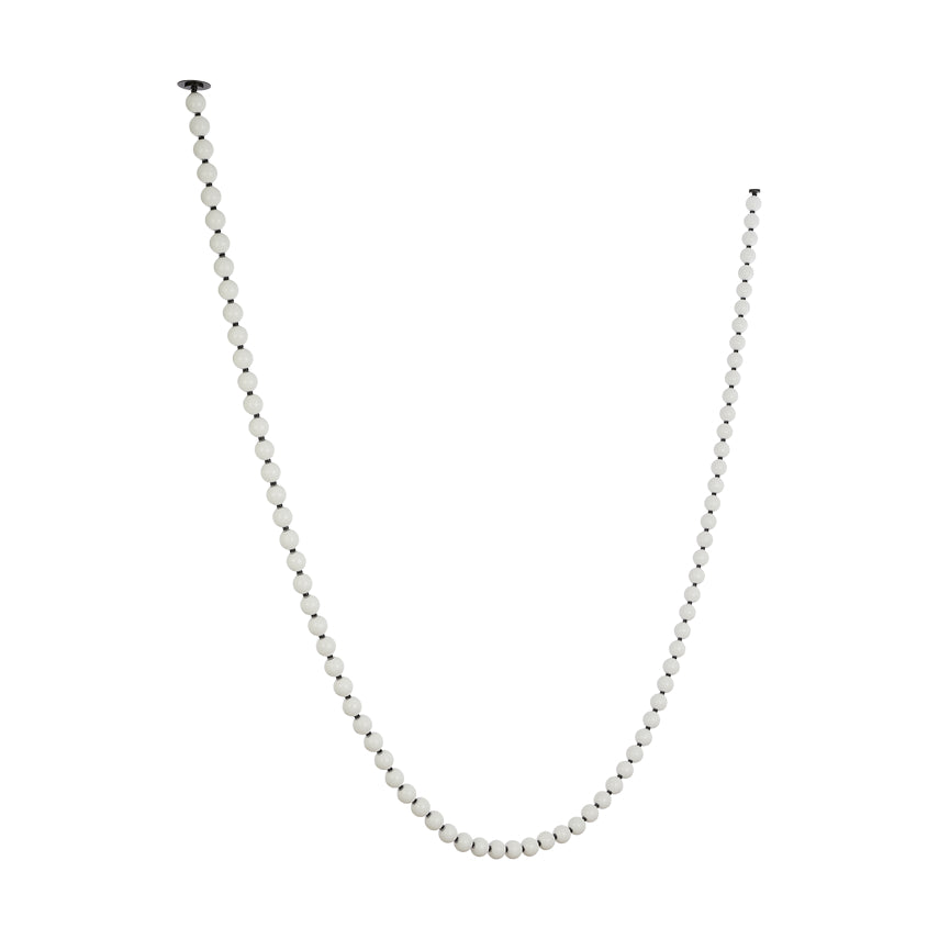 Visual Comfort Perle 240 Custom Draped Chandelier Dark Bronze