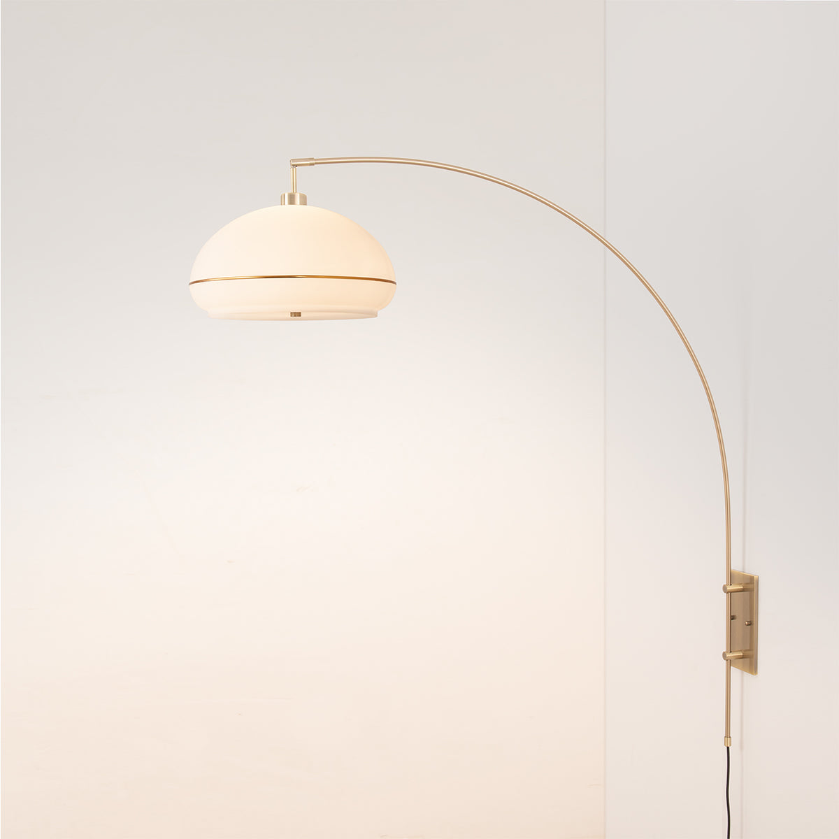 Morelli Wall Mounted Arc Lamp by Nova of California – view 3