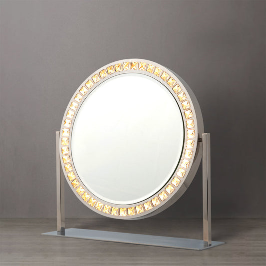 Marilyn Table Top Led Vanity Mirror Chrome 4111270Ch by Nova California