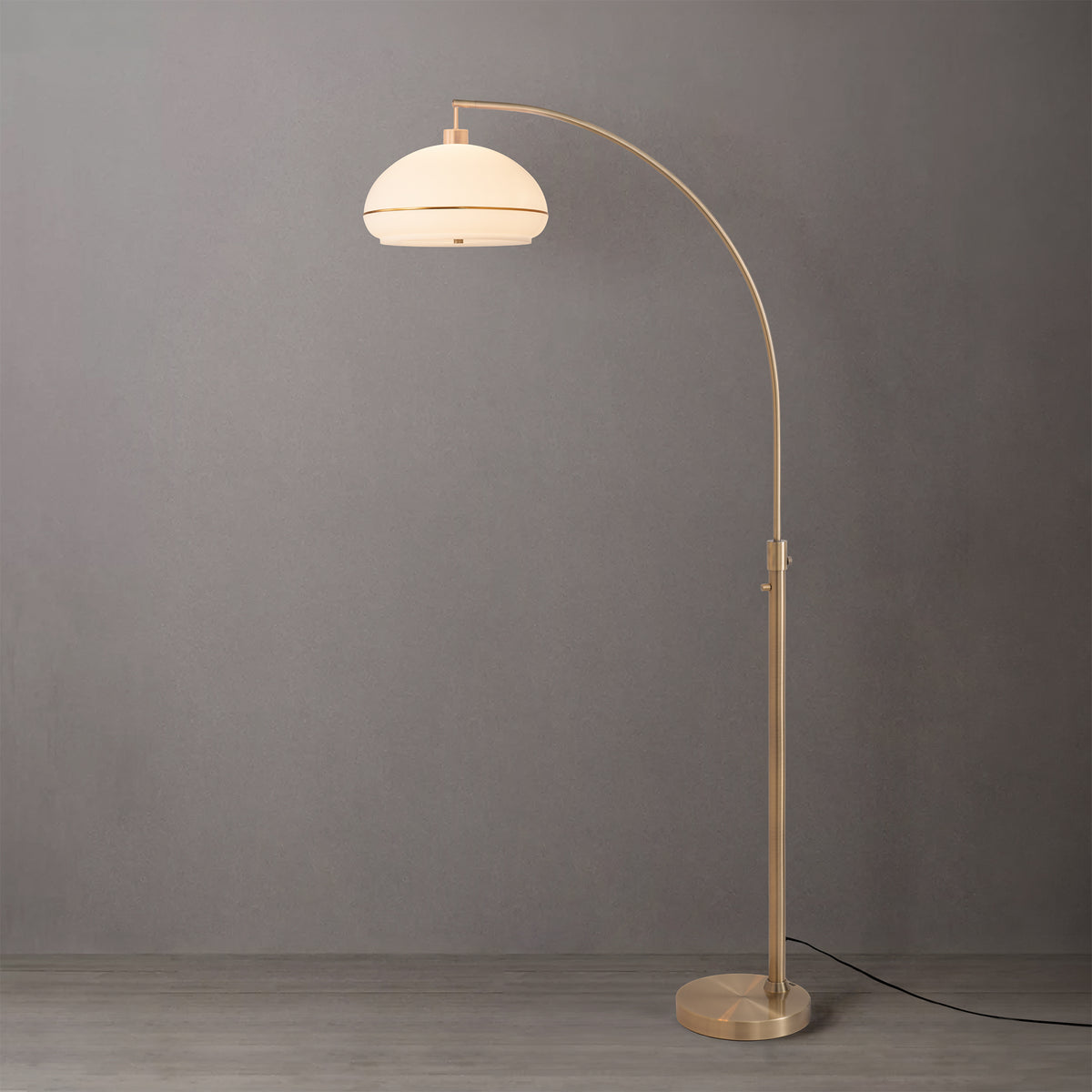Morelli 75"H Chairside Arc Lamp by Nova of California – view 3