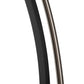 Morelli Arc Floor Lamp 84 Satin Nickel Black 2012201Sn by Nova California