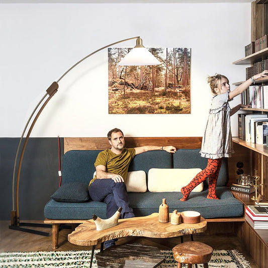 Melmar Arc Floor Lamp by Nova of California – view 1