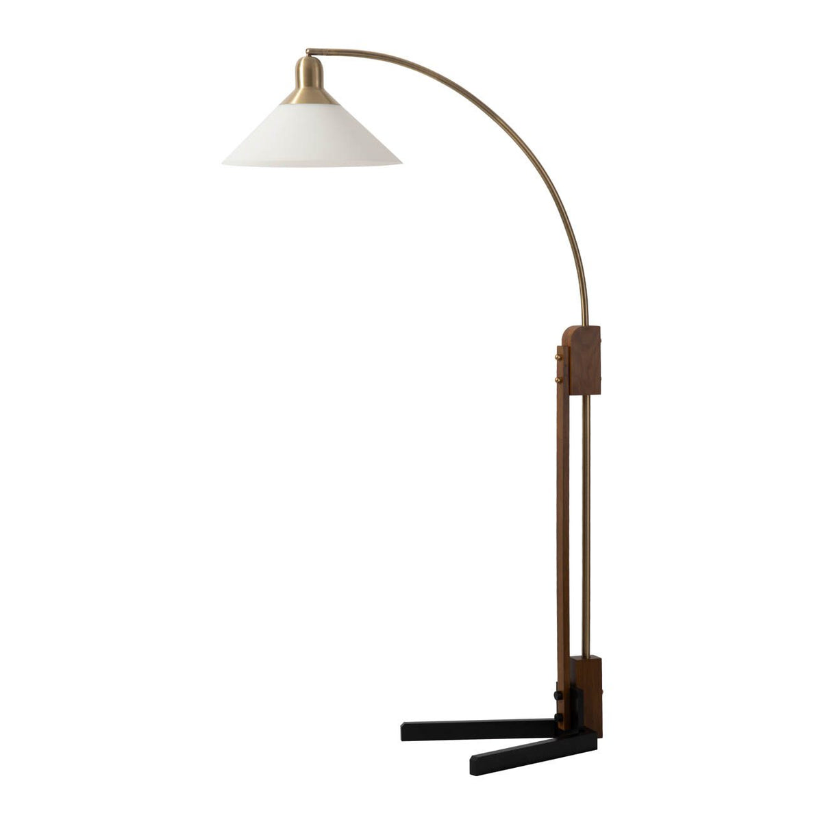 Melmar Chairside Arc Floor Lamp by Nova of California – view 6