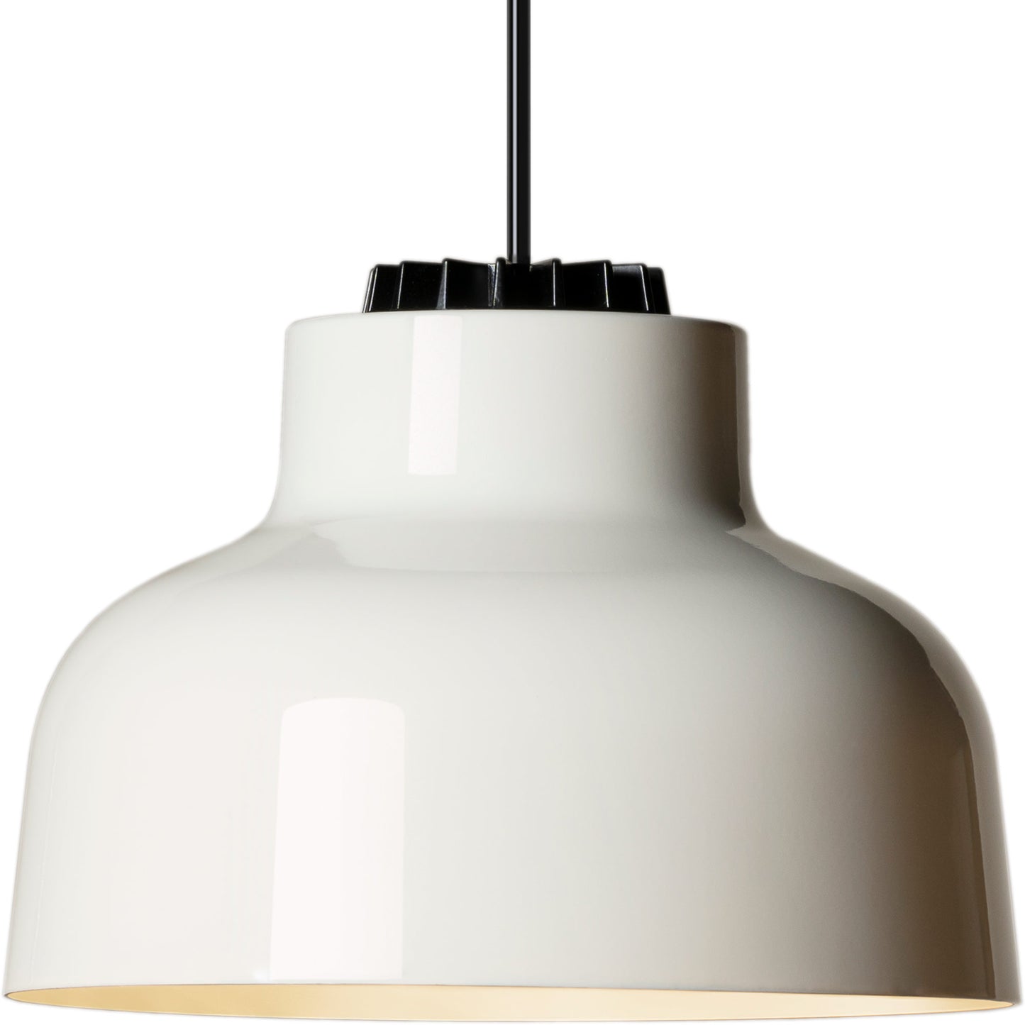 Santa & Cole M64 LED pendant lamp in Off White finish for minimalist and contemporary interiors