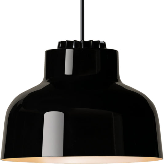 Spanish designer M64 pendant light with matte white interior diffuser