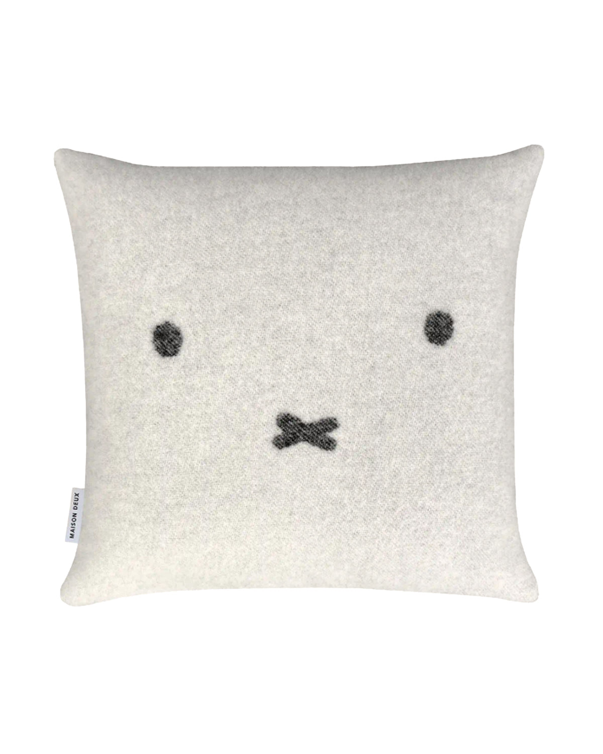 Maison Deux Miffy Cushion Cover in White/Black – main view