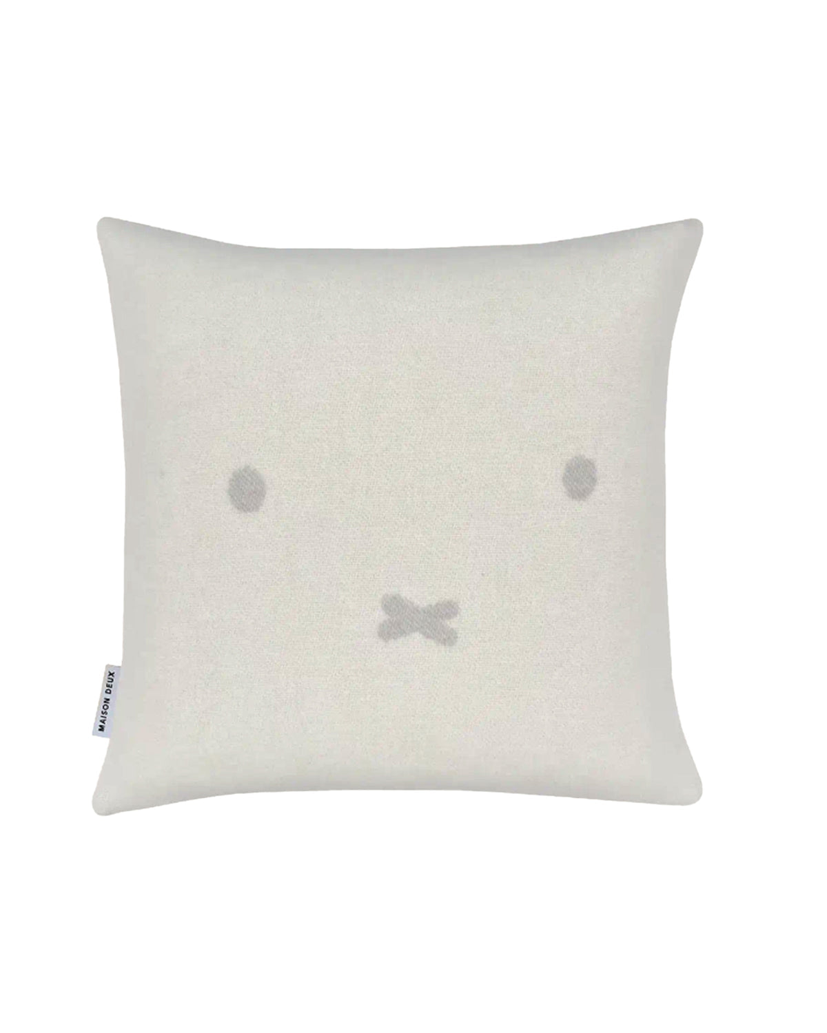 Maison Deux Miffy Cushion Cover in White Cloud – main view