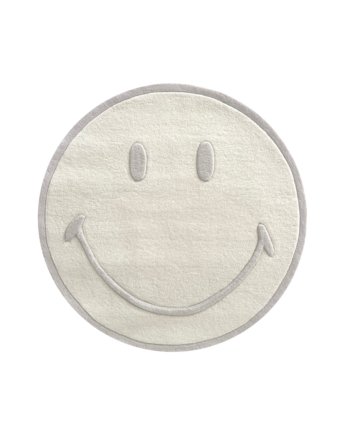 Maison Deux Smiley® Rug in White/Natural – detail 2