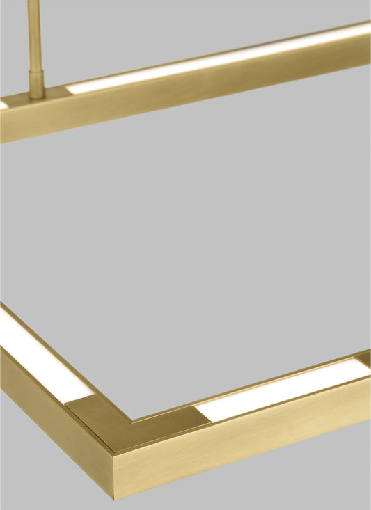 Visual Comfort Stagger Halo 50 by Mick De Giulio in a furnished room