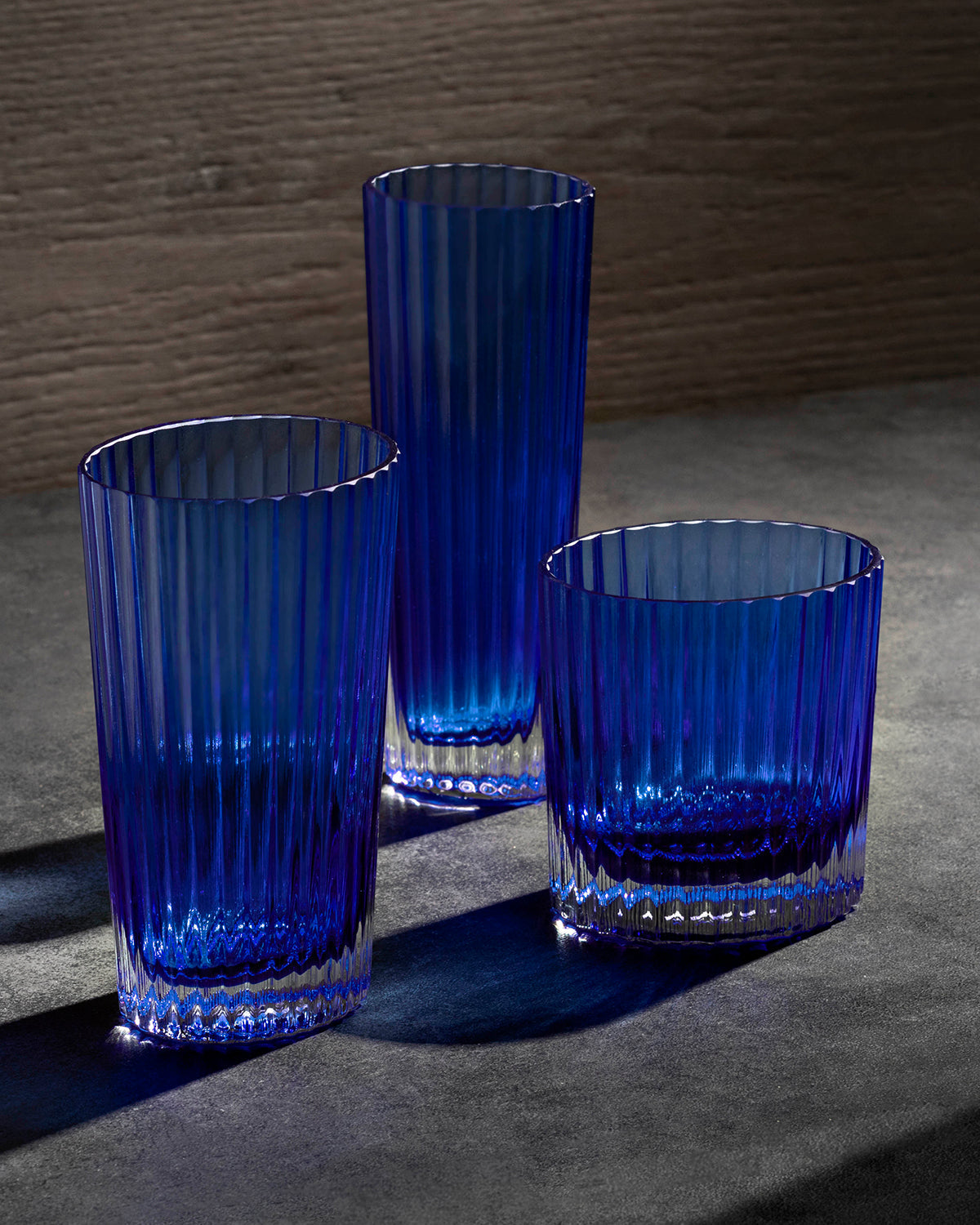 Missoni Home Nastri Blue water glasses – photo 2