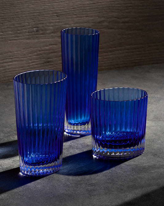 Missoni Home Nastri Blue water glasses – photo 2