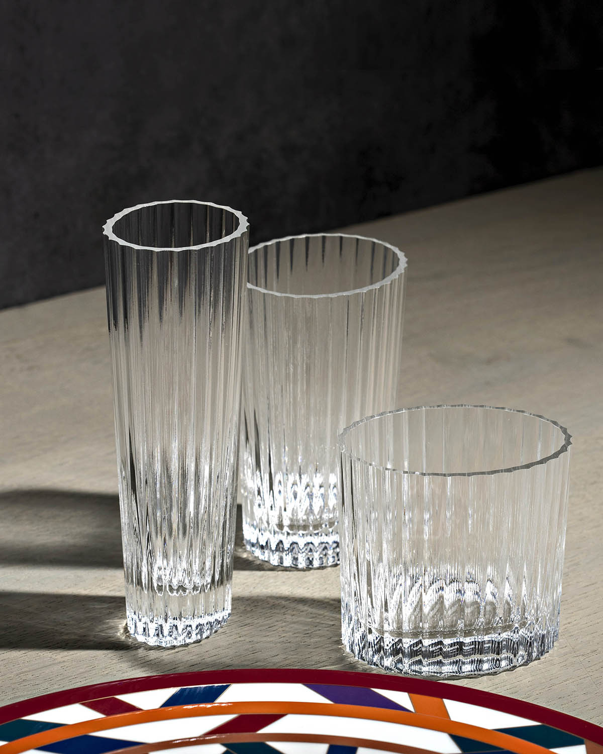 Missoni Home Nastri Transparent water glasses – photo 5