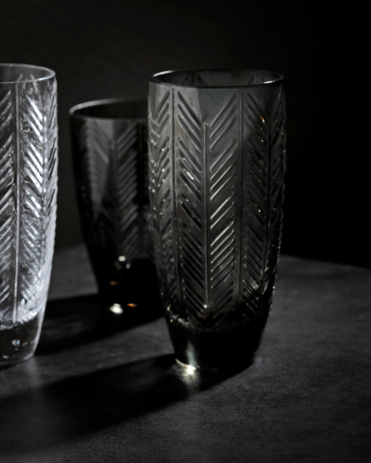 Missoni Home Zig Zag Grey champagne glasses – photo 2