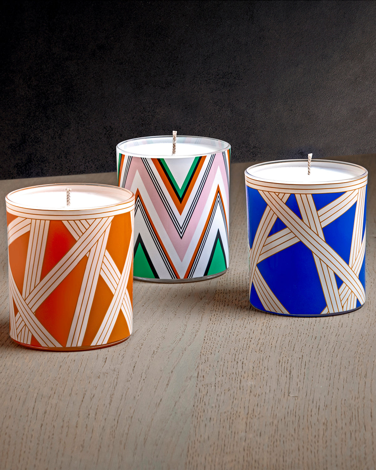Missoni Home Nastri Bicolore 2 Blue scented candle – photo 2