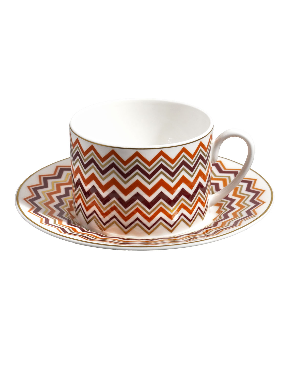 Missoni Home Iconic tea cups & saucers