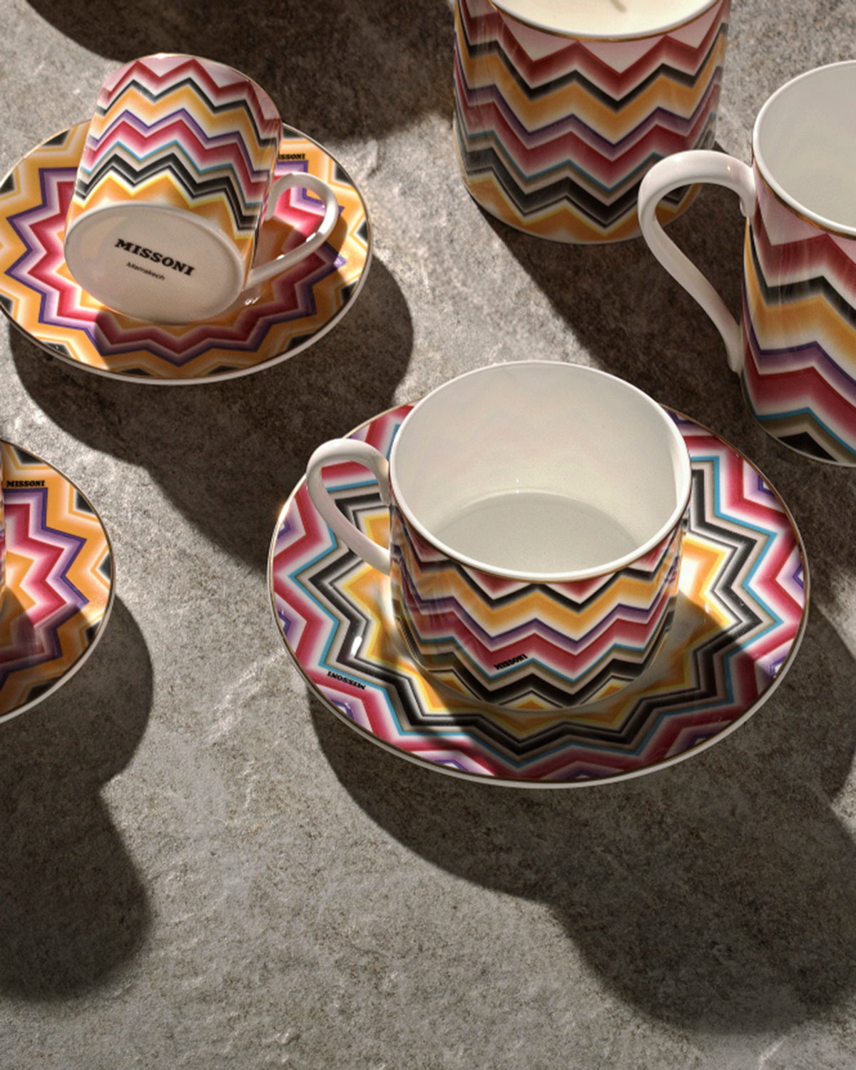 Missoni Home Marrakech tea cups & saucers – photo 2