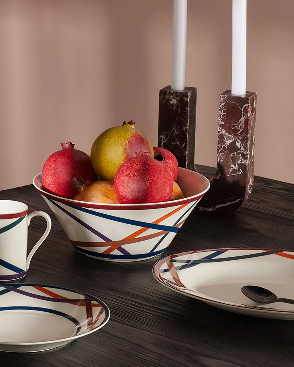 Missoni Home Nastri Multicolor oval serving dish – photo 3
