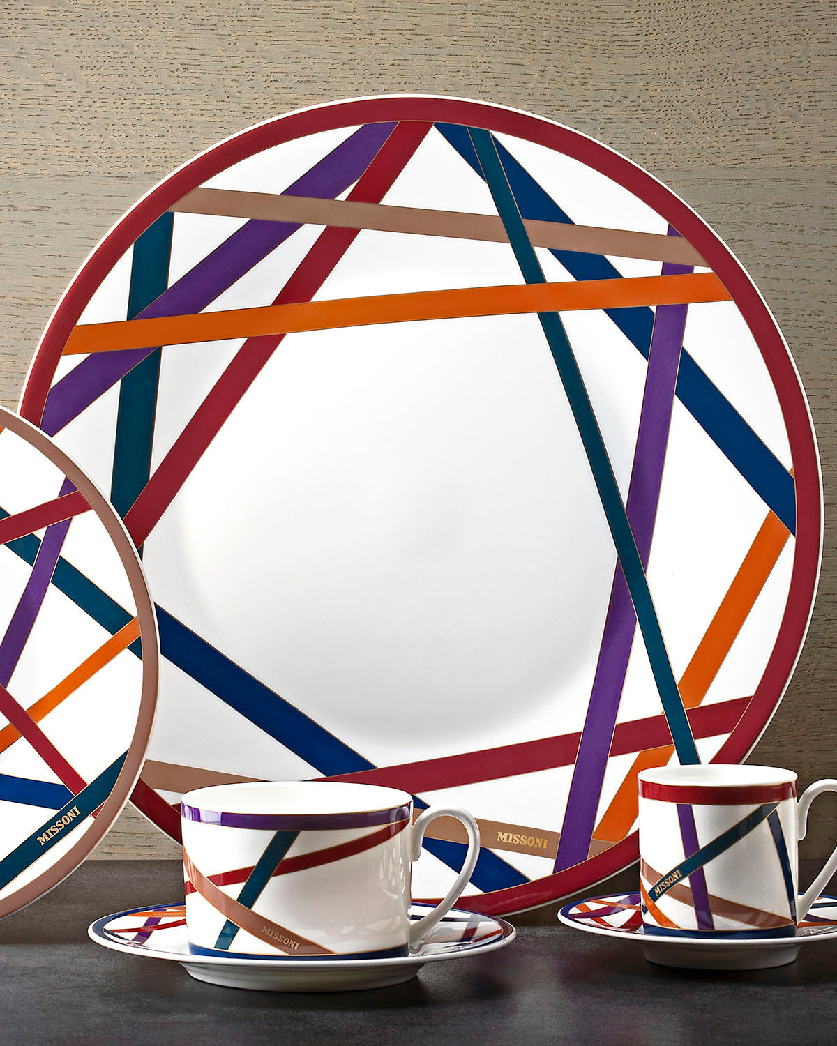 Missoni Home Nastri Multicolor charger plate – photo 2