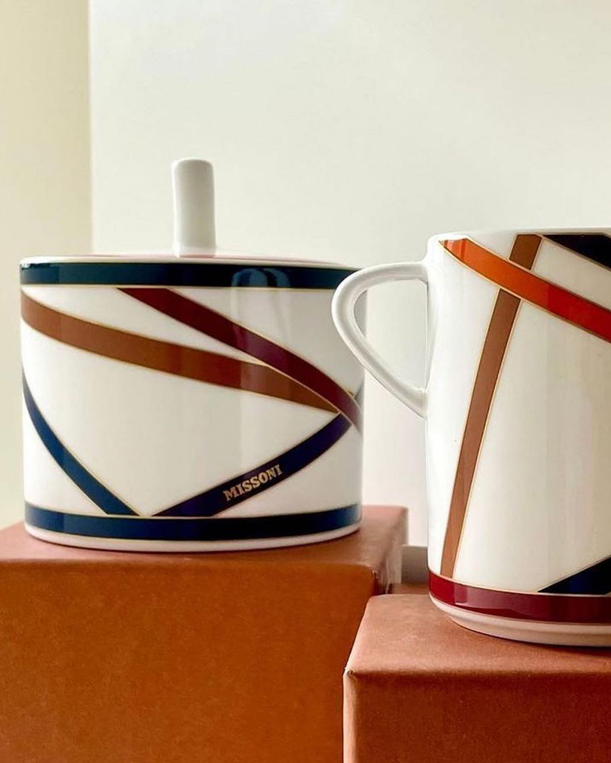 Missoni Home Nastri Multicolor sugar bowl – photo 2