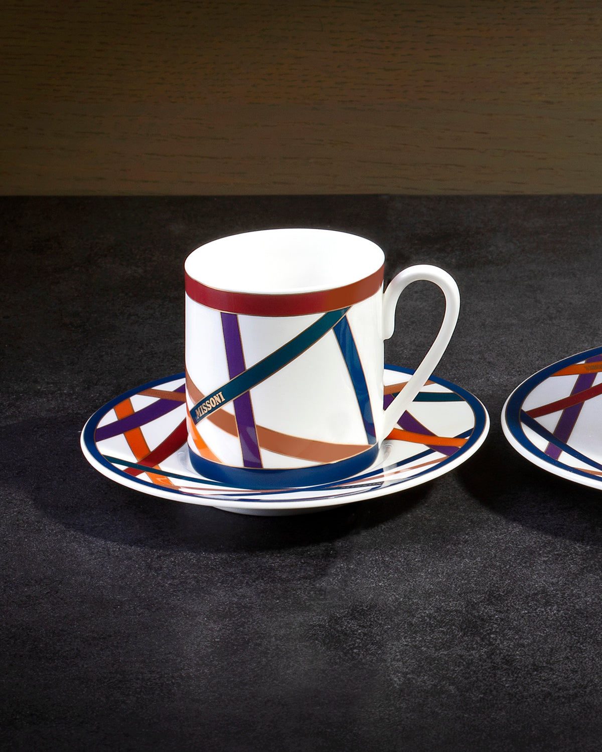 Missoni Home Nastri Multicolor coffee cups & saucers – photo 3