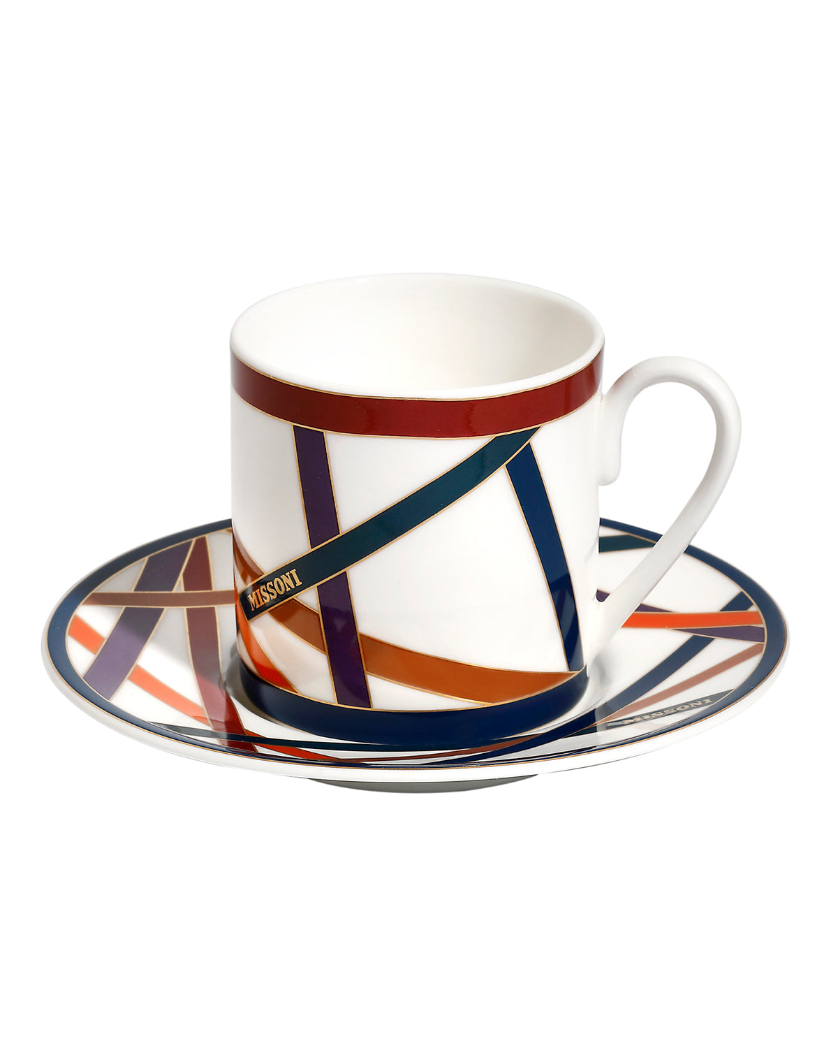 Missoni Home Nastri Multicolor coffee cups & saucers – photo 2