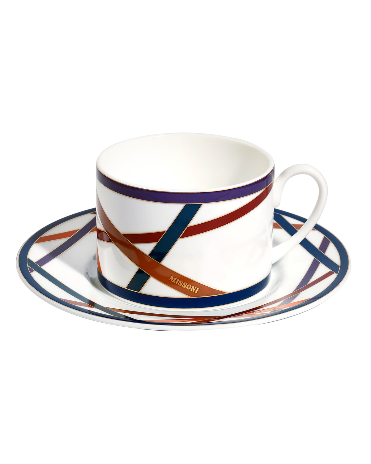 Missoni Home Nastri Multicolor tea cups & saucers – photo 2