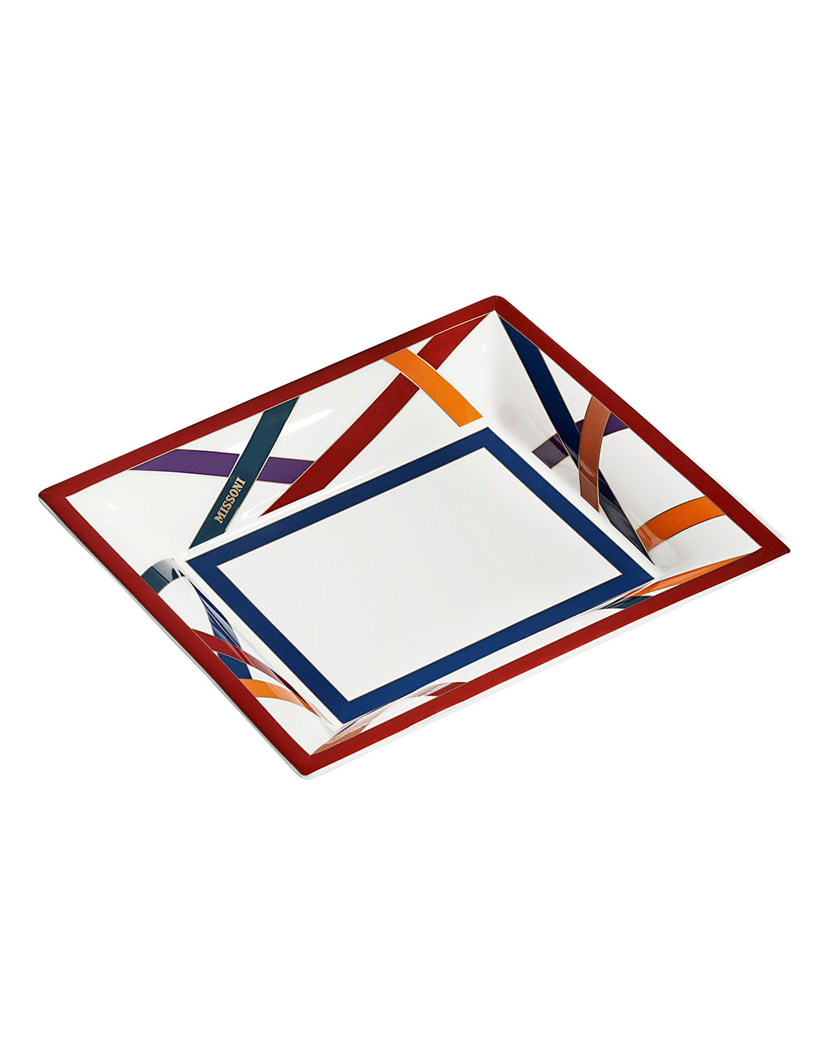 Missoni Home Nastri Multicolor rectangular tray – photo 2