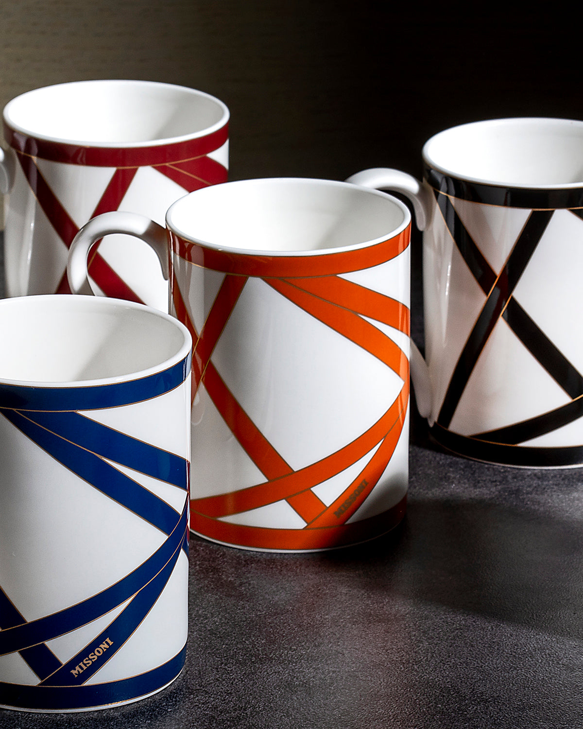 Missoni Home Nastri Orange mug – photo 3