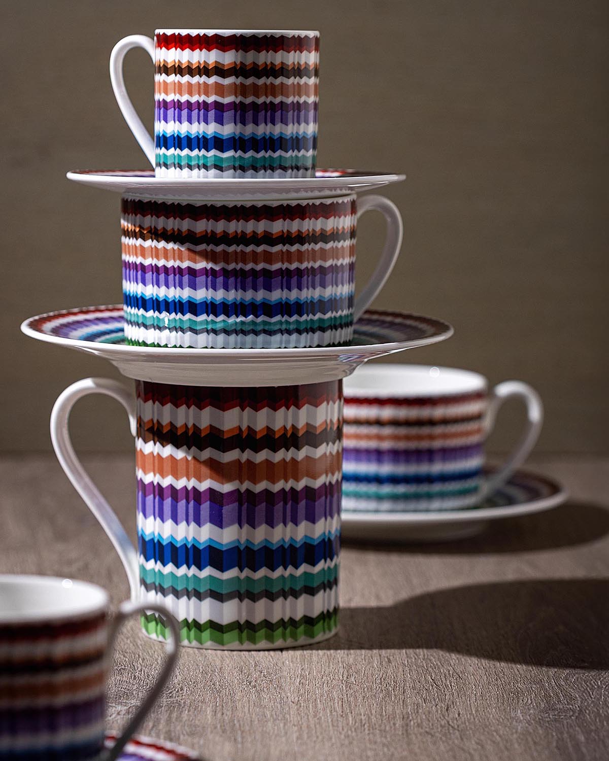 Missoni Home Waves coffee cups & saucers – photo 2