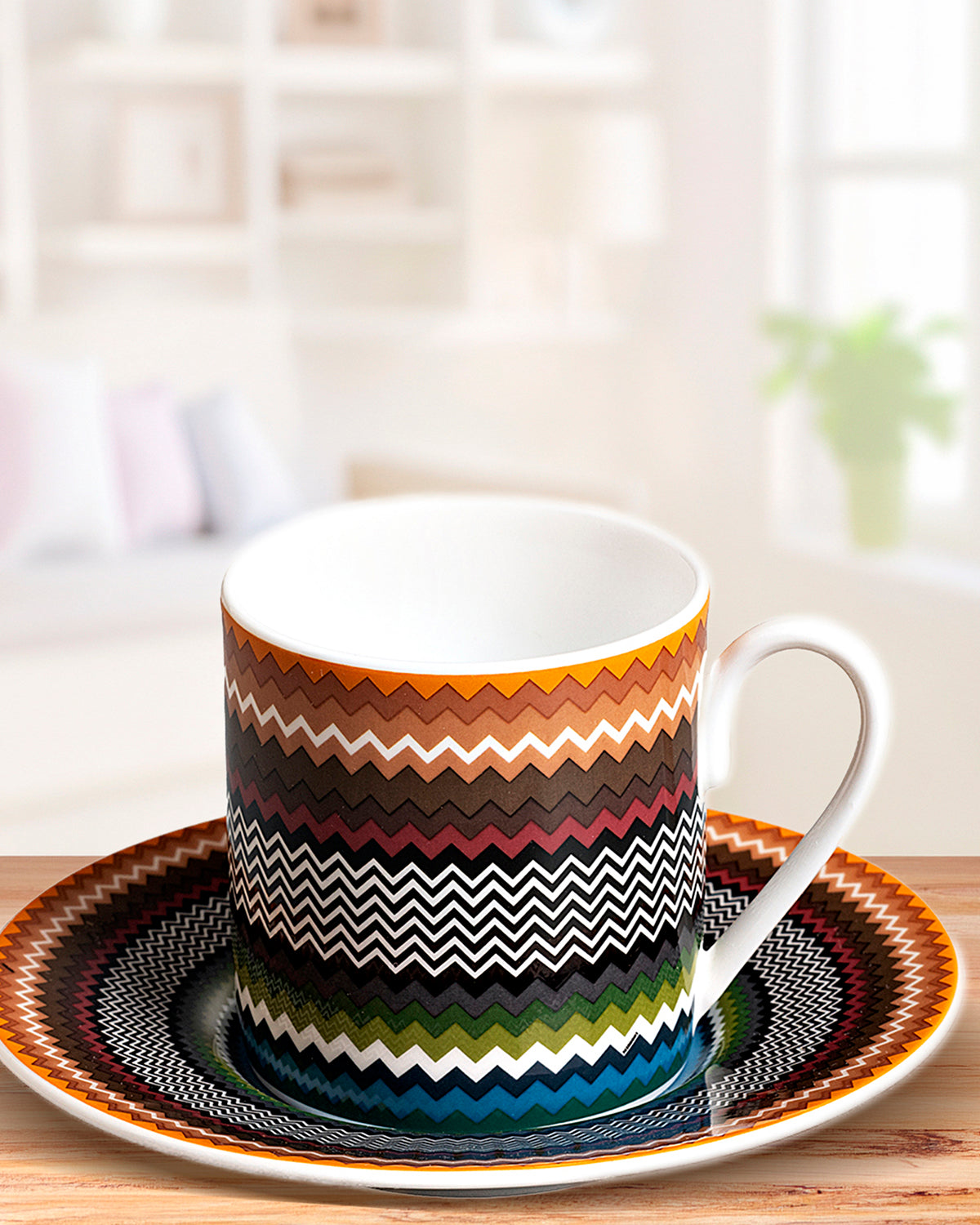 Missoni Home Zig Zag Foliage coffee cups & saucers – photo 3