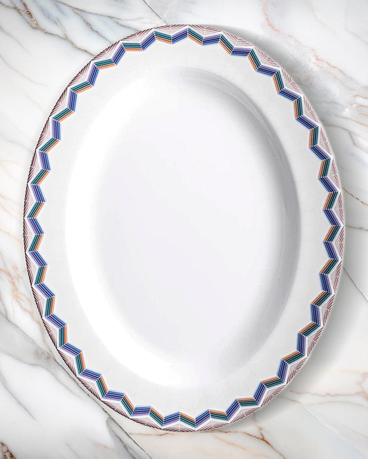 Missoni Home Zig Zag Jarris 148 oval serving dish – photo 2
