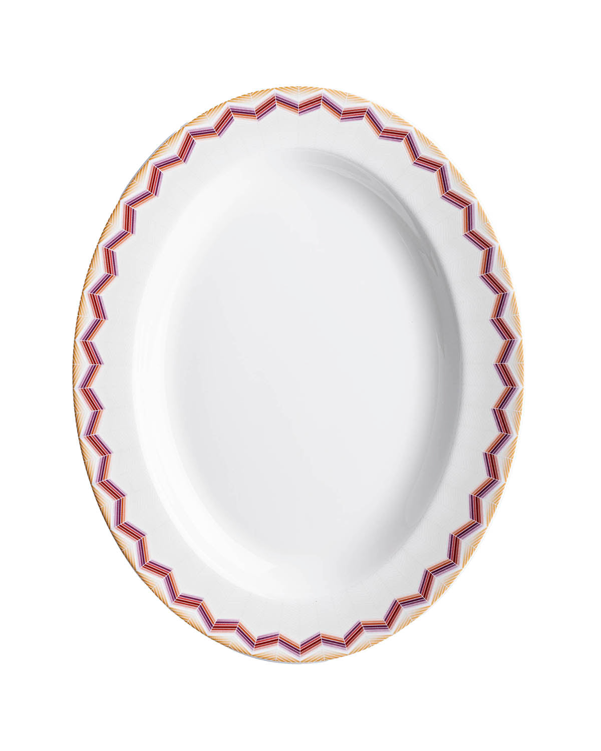 Missoni Home Zig Zag Jarris 156 oval serving dish