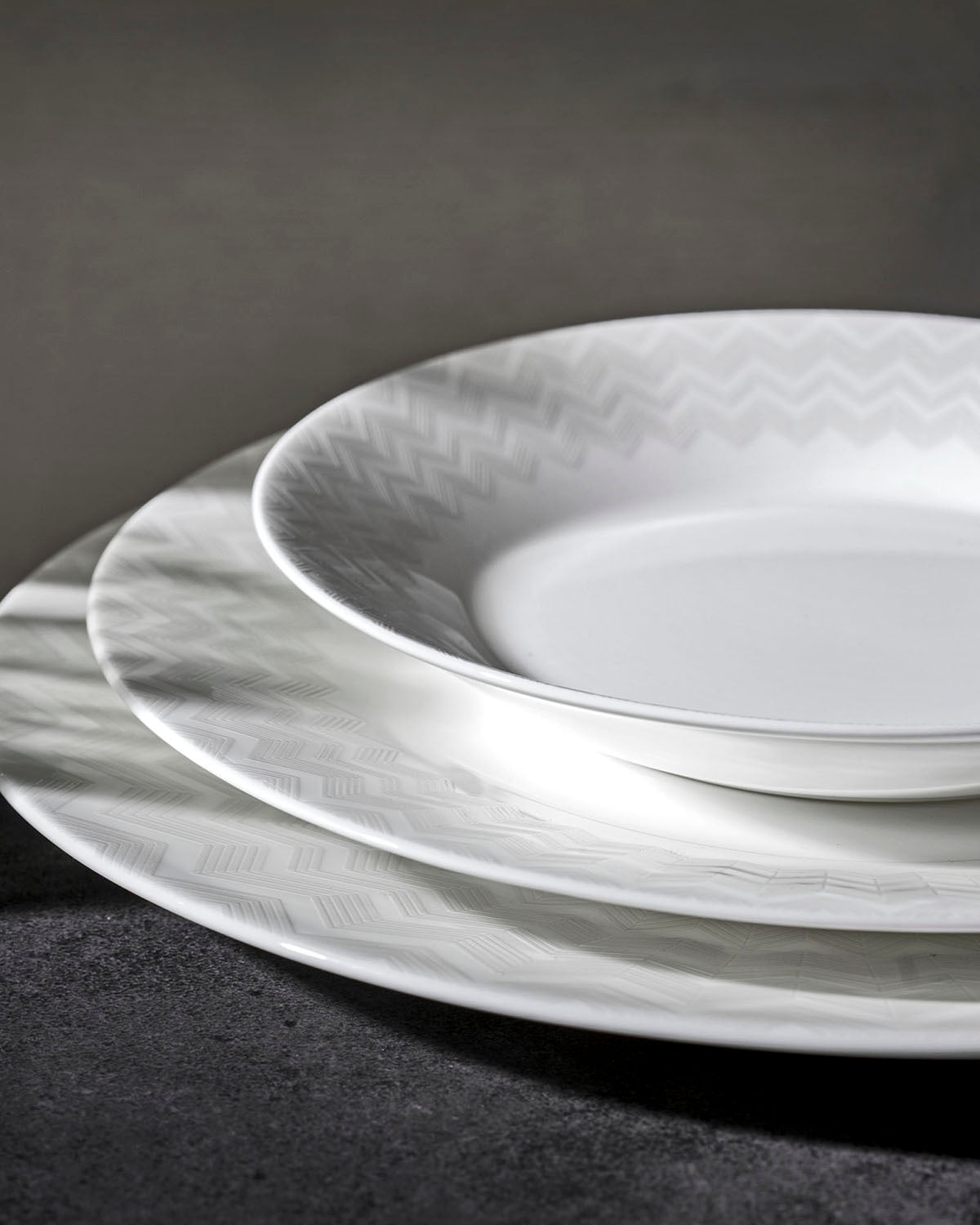 Missoni Home Zig Zag White dinner plates – photo 2