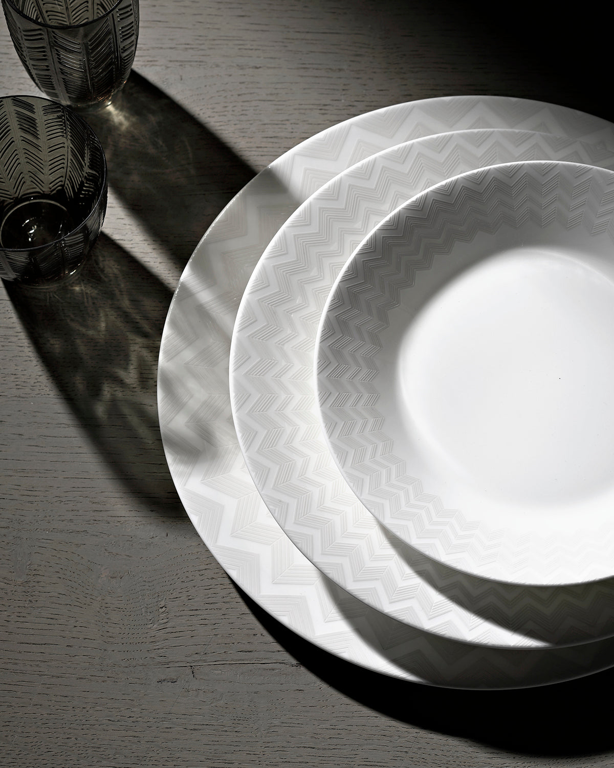 Missoni Home Zig Zag White soup bowls – photo 2