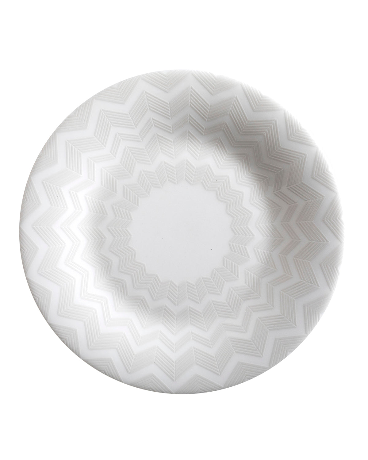 Missoni Home Zig Zag White bread & butter plates