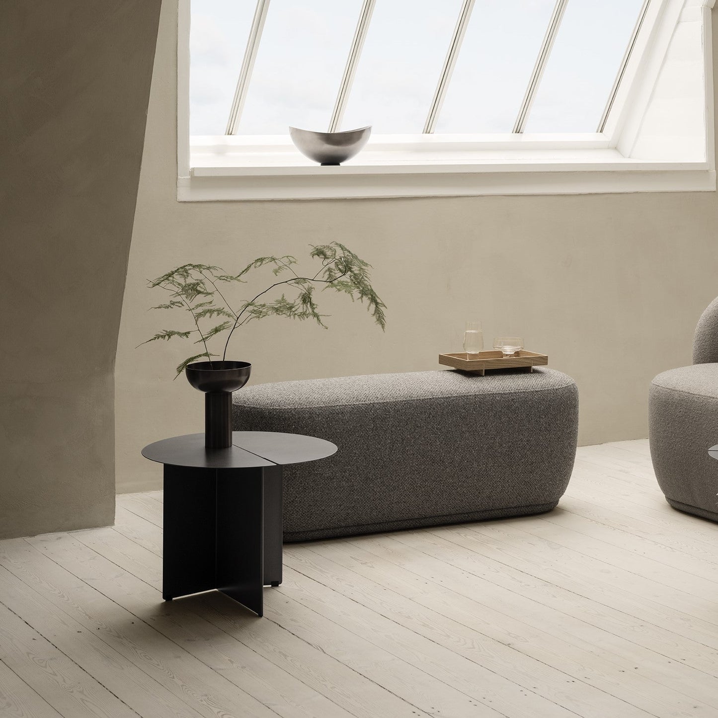 blomus Miyabi Metallic Vase Burnt PVD-Coated Stainless