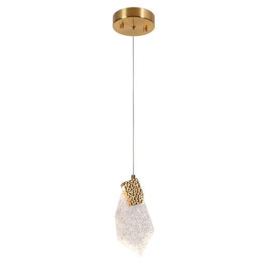 Marvinbell 4 Modern Brass Teardrop Glassled Pendant - LNC Home