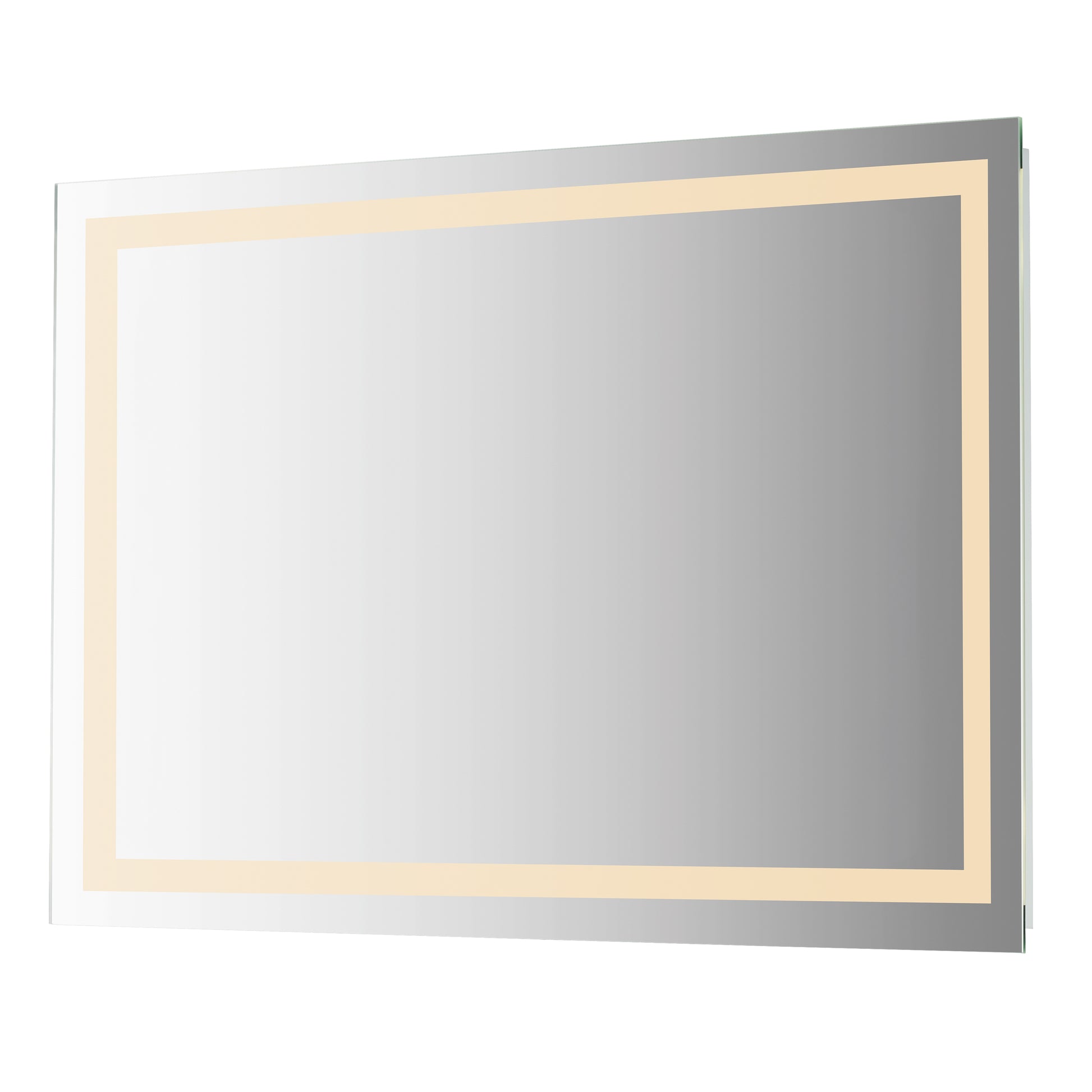 48"Wx30"H 5CCT Perimeter Frontlit LED Mirror by Maxim Lighting